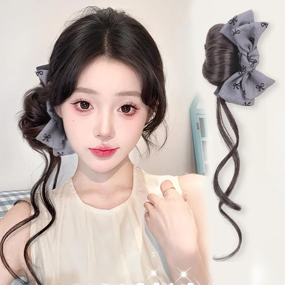 Claw Clip Messy Bun Hair Piece - Estensione dei capelli sintetici per chignon