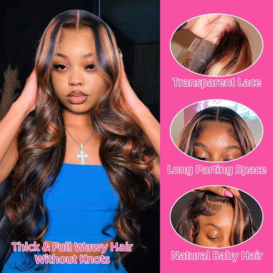 Lace Front Wigs - Parrucche Frontali in Pizzo 13x4 Ombre