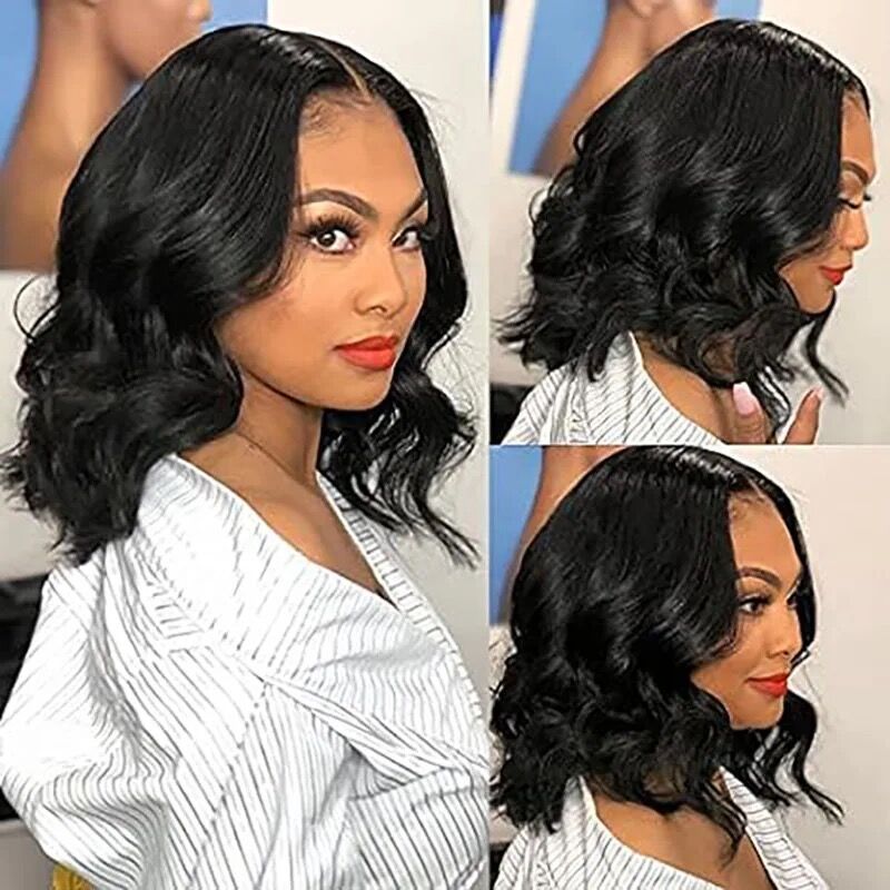Glueless Wear And Go Human Hair Wig - Parrucca anteriore del merletto dell'onda del