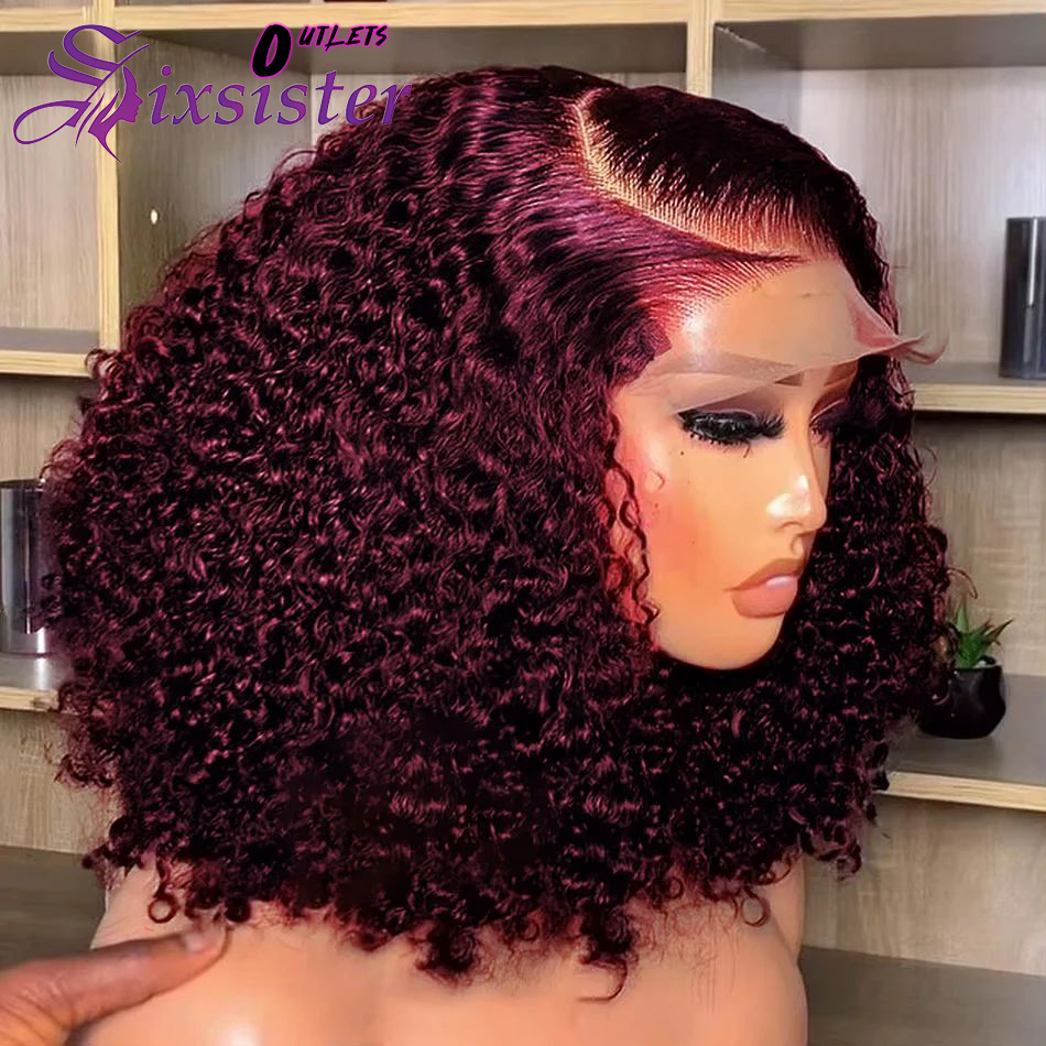 Glueless Wear And Go Human Hair Wig - Parrucche Bob corte a onde profonde