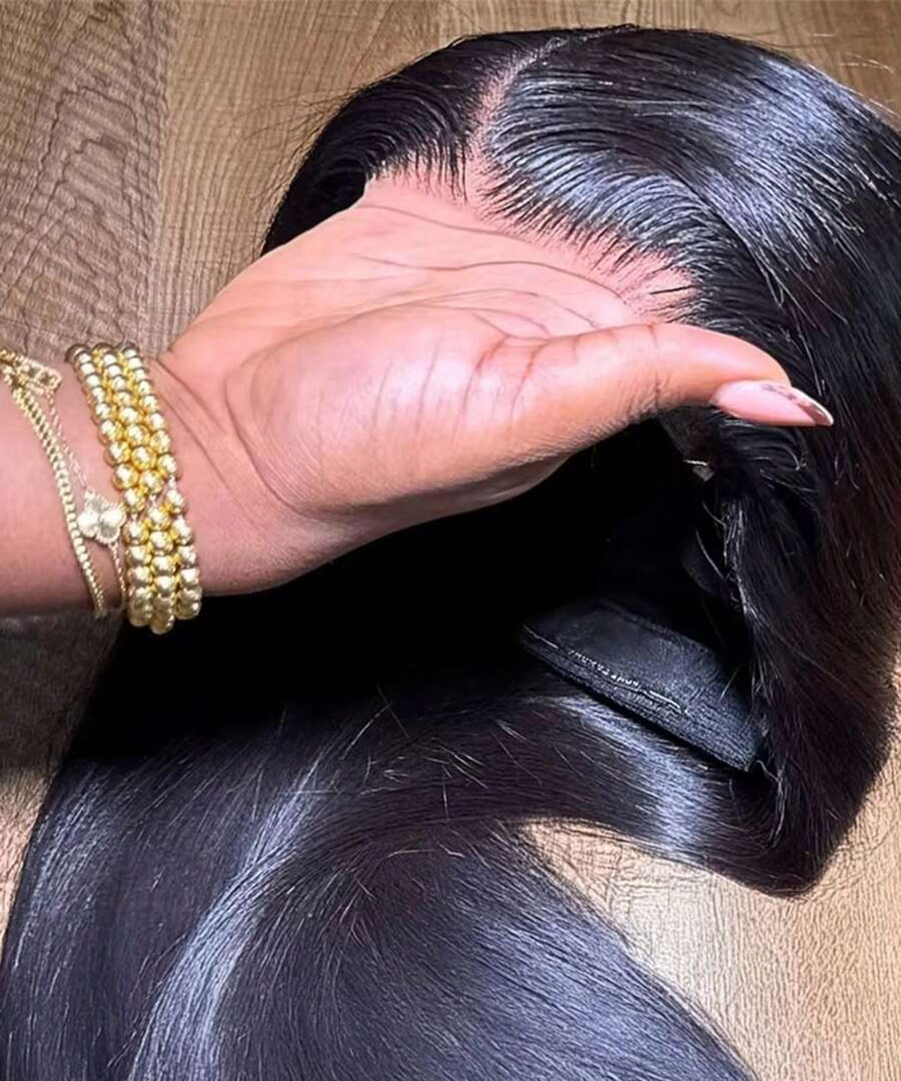 Hd Lace Frontal Wig Human Hair Pre Plucked - Parrucche Frontali in Pizzo HD 13x4
