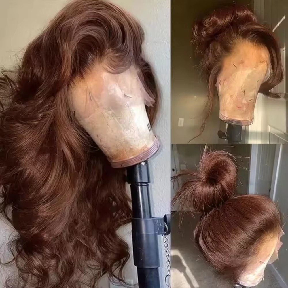 Hd Lace Frontal Wig Human Hair Pre Plucked - Smilegirl Parrucca Frontale in Pizzo Ondulata