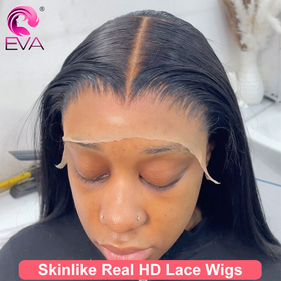 Hd Lace Frontal Wig Human Hair Pre Plucked - Parrucca frontale in pizzo HD con