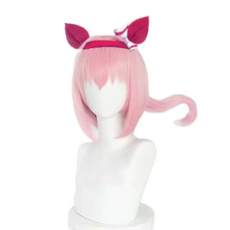 Synthetic Wigs - Uma Musume Haru Urara Parrucca Cosplay