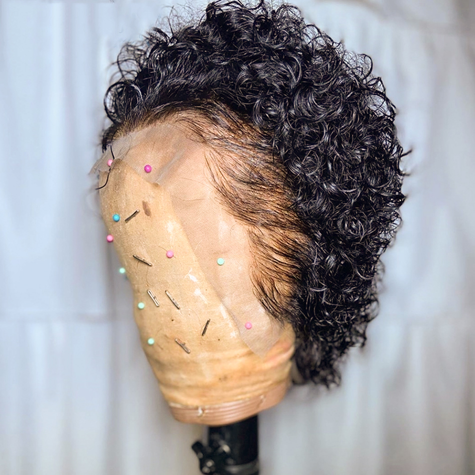 Parrucca riccia con taglio pix - Short Pixie Cut Wig Human Hair Cheap recensione e prezzo