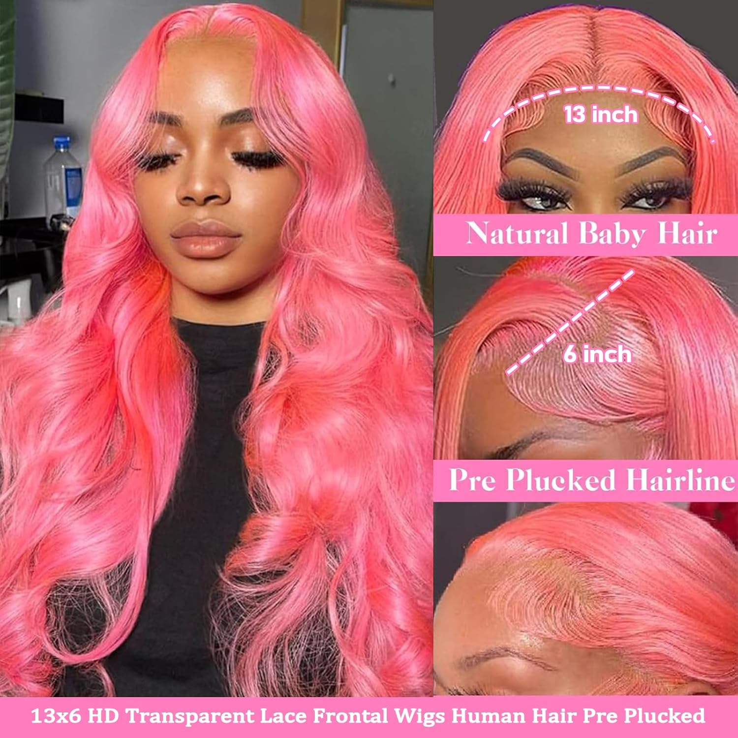 Parrucche Frontali in Pizzo Ro - Hd Lace Frontal Wig Human Hair Pre Plucked recensione e prezzo