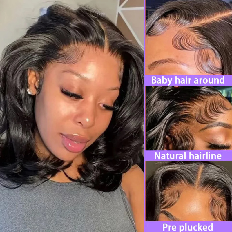 Parrucca Bob Corta con Onde Na - Glueless Wear And Go Human Hair Wig recensione e prezzo