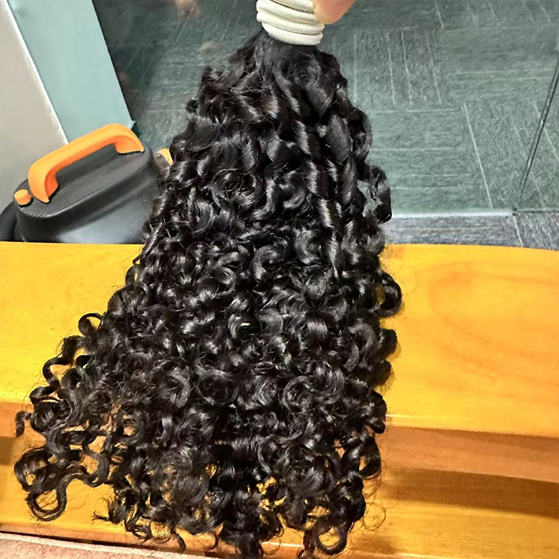 Nessuna trama Bulk Birmano Ric - Water Wave Bulk Human Hair For Braiding recensione e prezzo