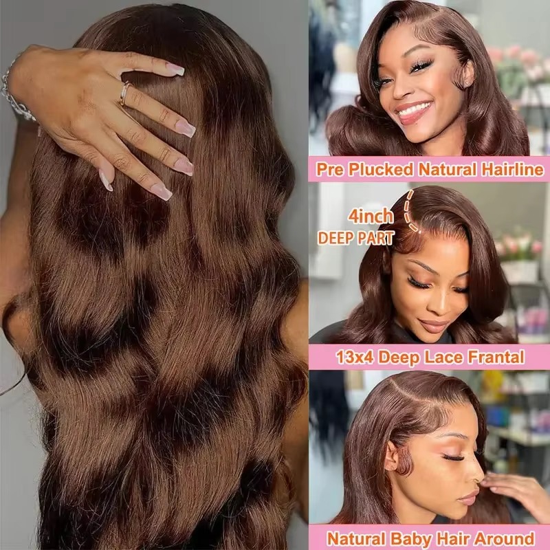 Smilegirl Parrucca Frontale in - Hd Lace Frontal Wig Human Hair Pre Plucked recensione e prezzo