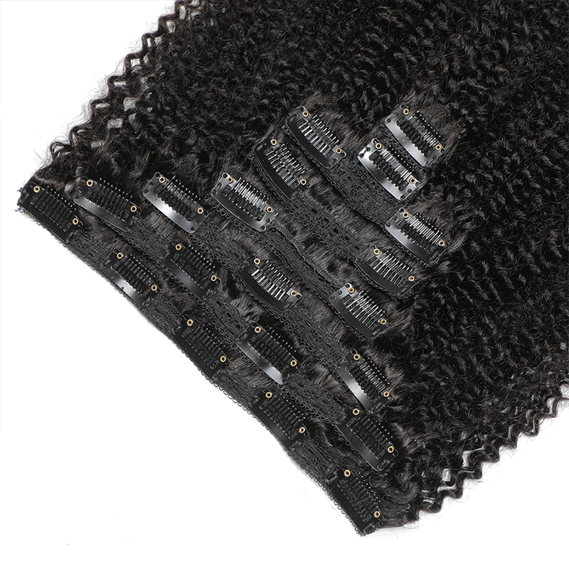 Clip per capelli umani afro ne - Seamless Clip In Hair Extensions Human Hair recensione e prezzo