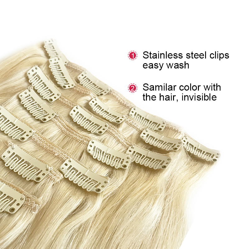 Ali Queen Set di 7 Extension p - Seamless Clip In Hair Extensions Human Hair recensione e prezzo