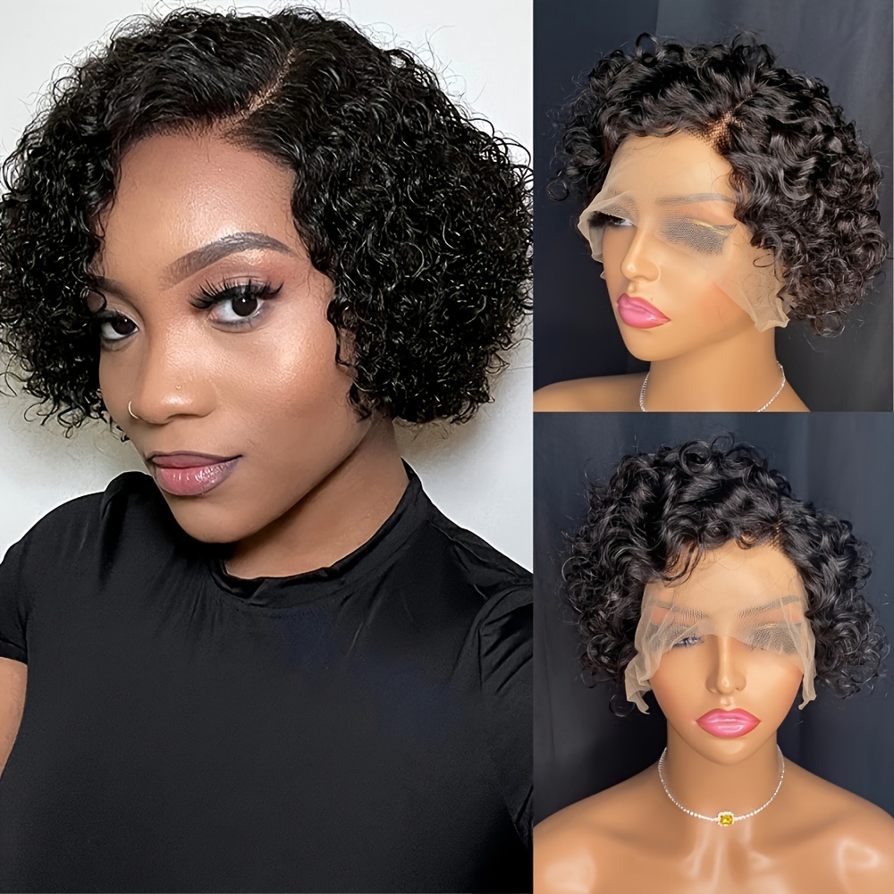 Parrucca corta riccia in pizzo - Glueless Wear And Go Human Hair Wig recensione e prezzo