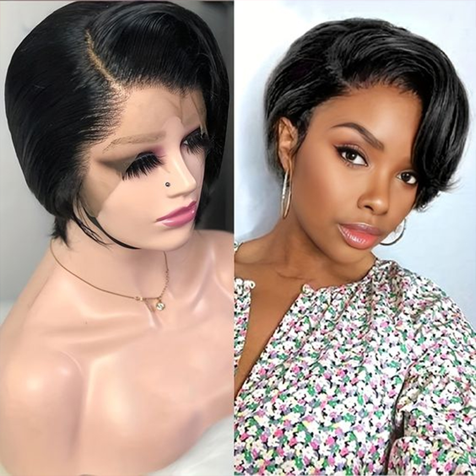 Parrucche Pixie Cut capelli um - Short Pixie Cut Wig Human Hair Cheap recensione e prezzo